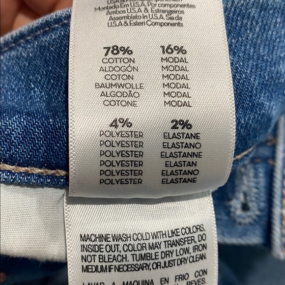 NWOT MOTHER MID-RISE HIKER HOVER IN FULL MOON. - Picture 6 of 7